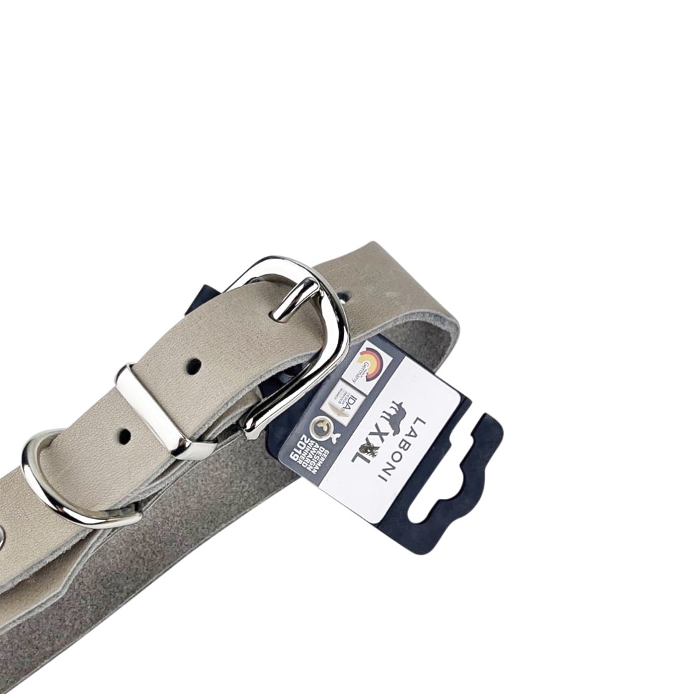 Handgefertigtes Leder-Hundehalsband Giro Gr. L