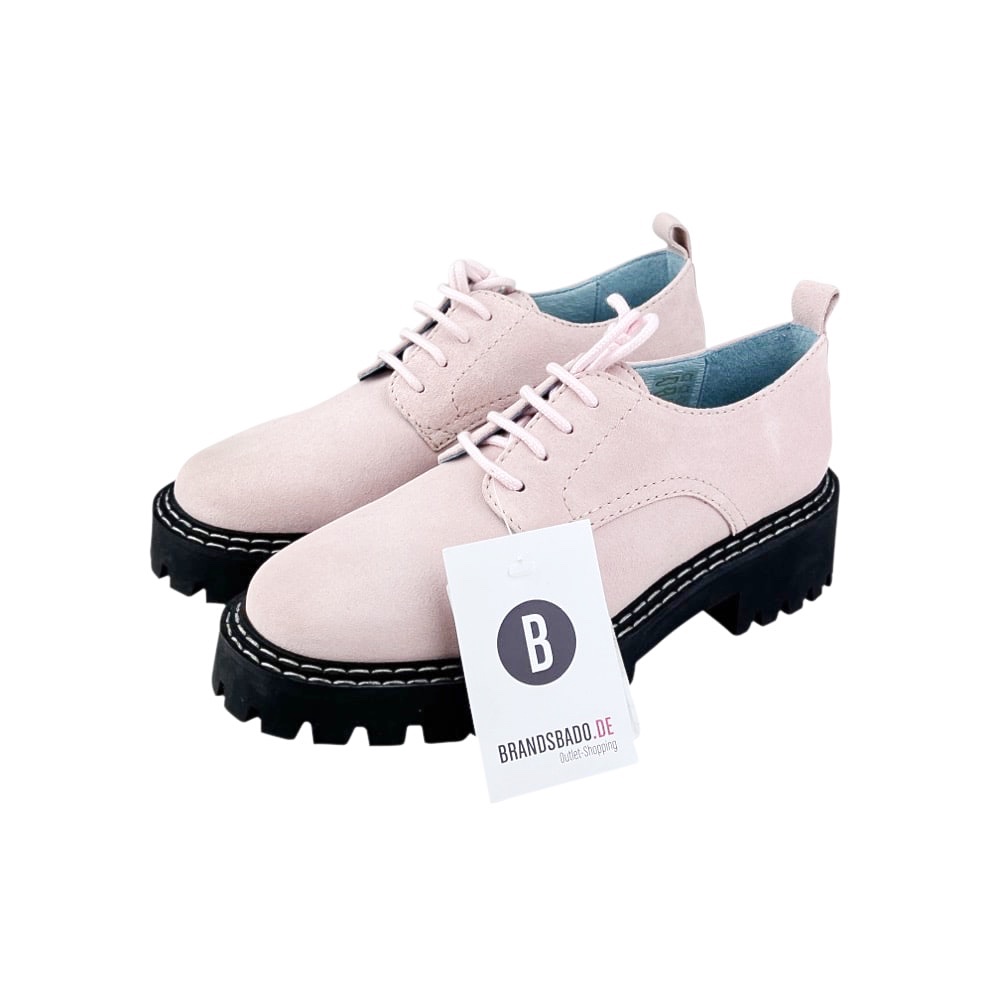 Schnürschuh Gr. 40 Rosé Uni