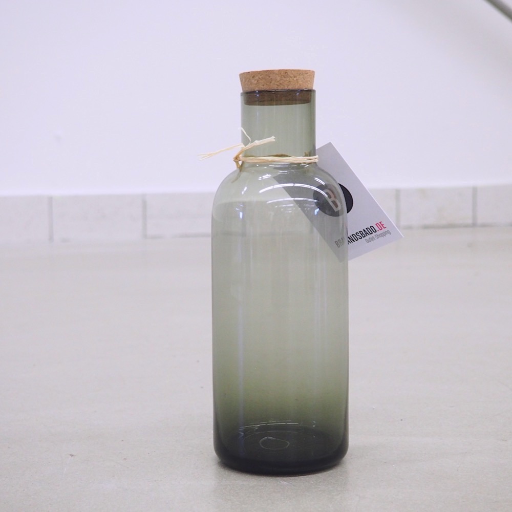 Karaffe Clearance Grau transparent Kork 1 L