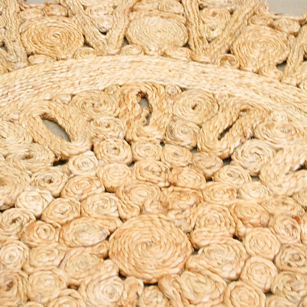 Juteteppich rund Ø ca. 120cm
