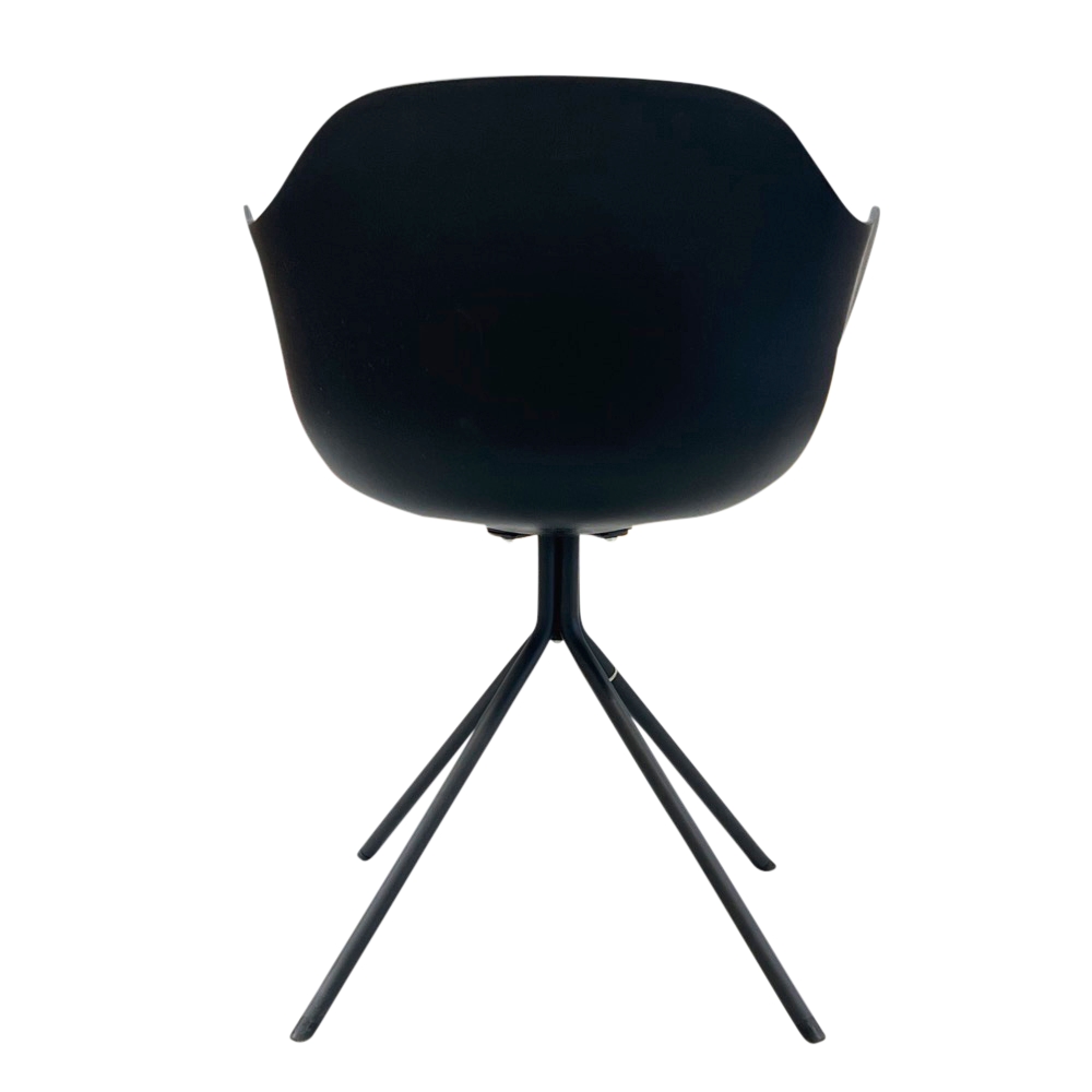 Armlehnstuhl Bel Air schwarz ca. 58x78x53 cm