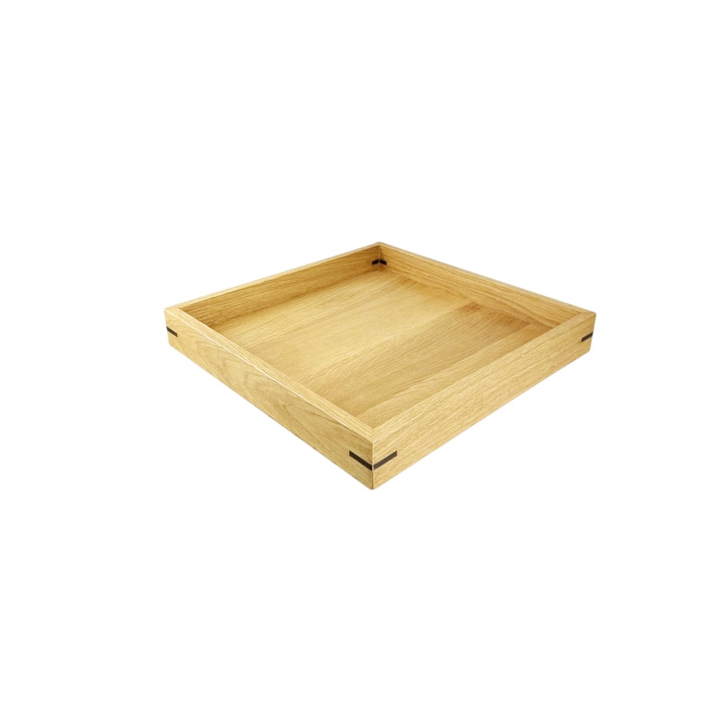 Deko-Tablett Japanese Eichenholz B 32 x T 32 cm
