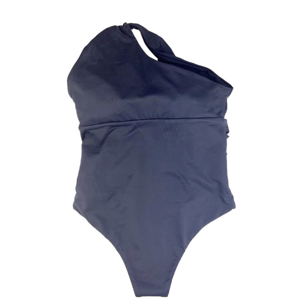 Badeanzug Silhouette L schwarz SPF 50+