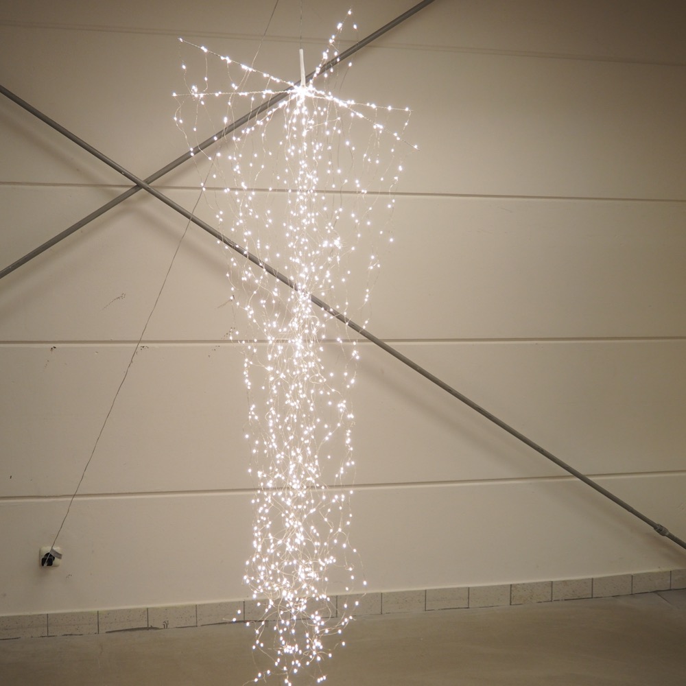 LED-Objekt Wasserfall 1152 LEDs ca. 230 cm lang Gingar