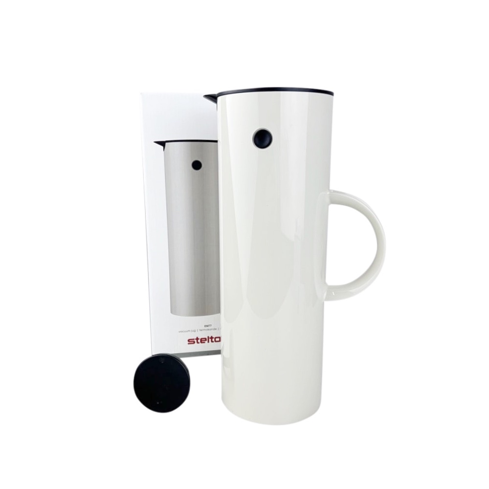 Isolierkanne EM77 Beige modern 1L Edelstahl Kunststoff