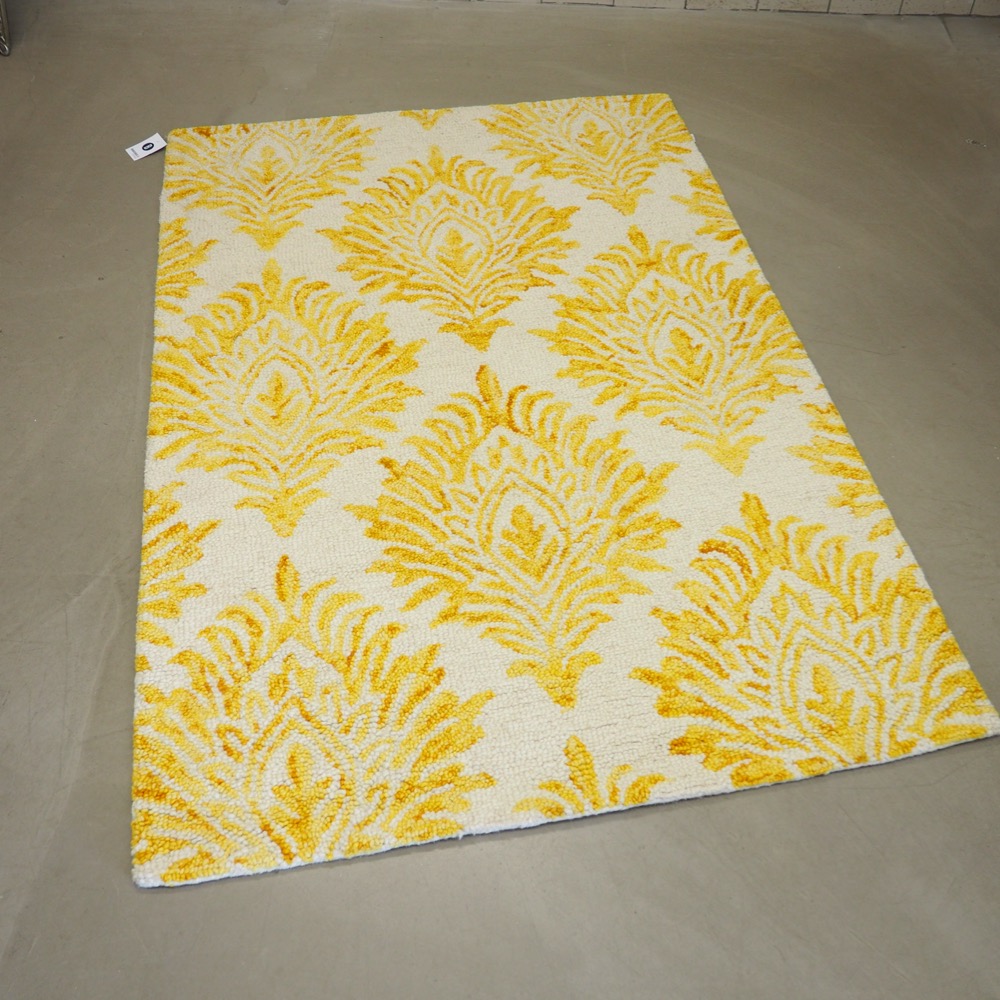 Teppich Ornamente L/B 180x120cm gold getuftet