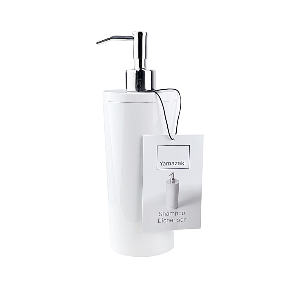 Seifenspender Tower 320 ml weiß Kunststoff Metall 23 cm 320 ml