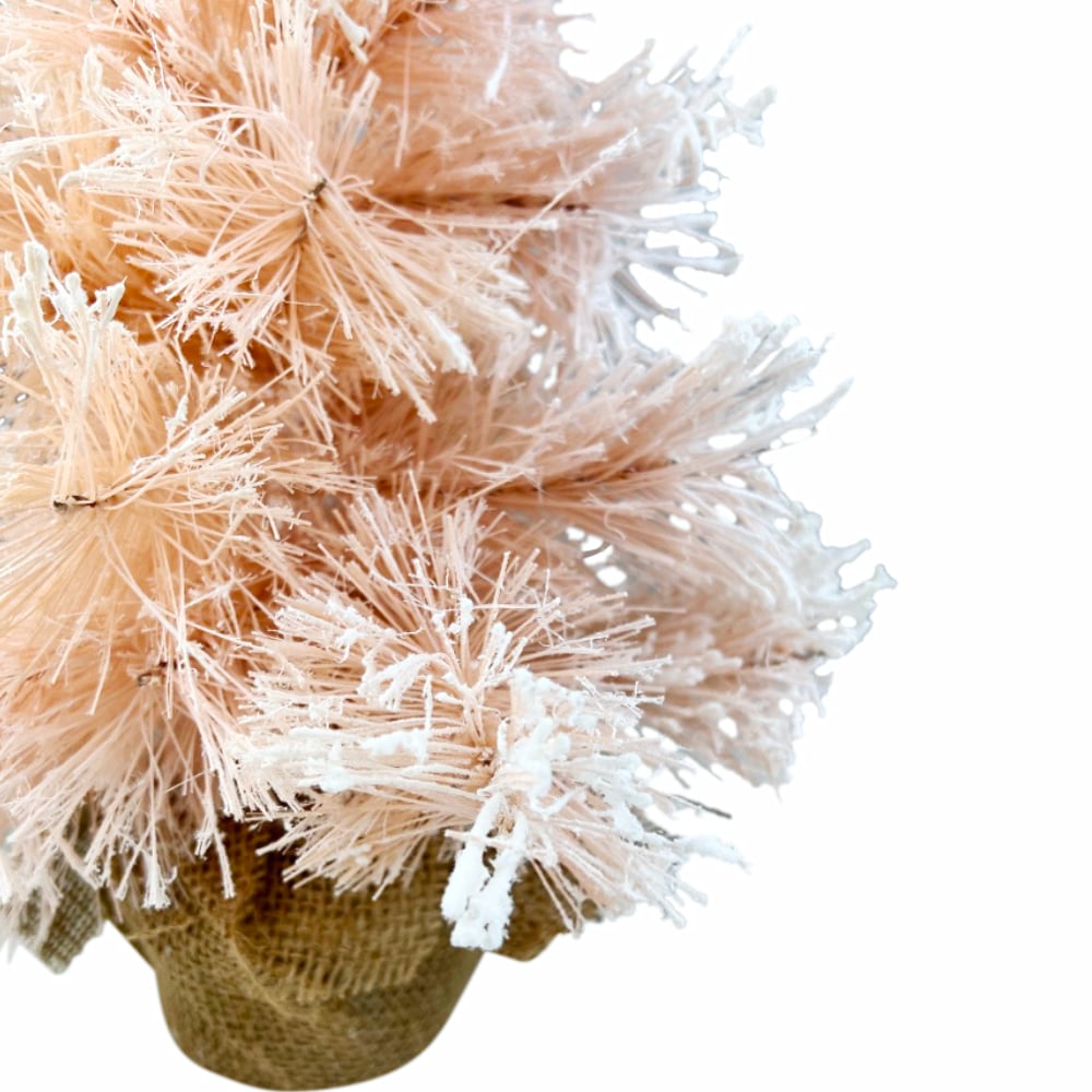 Künstlicher Weihnachtsbaum Paris H 30 cm beschneit Rose Deko