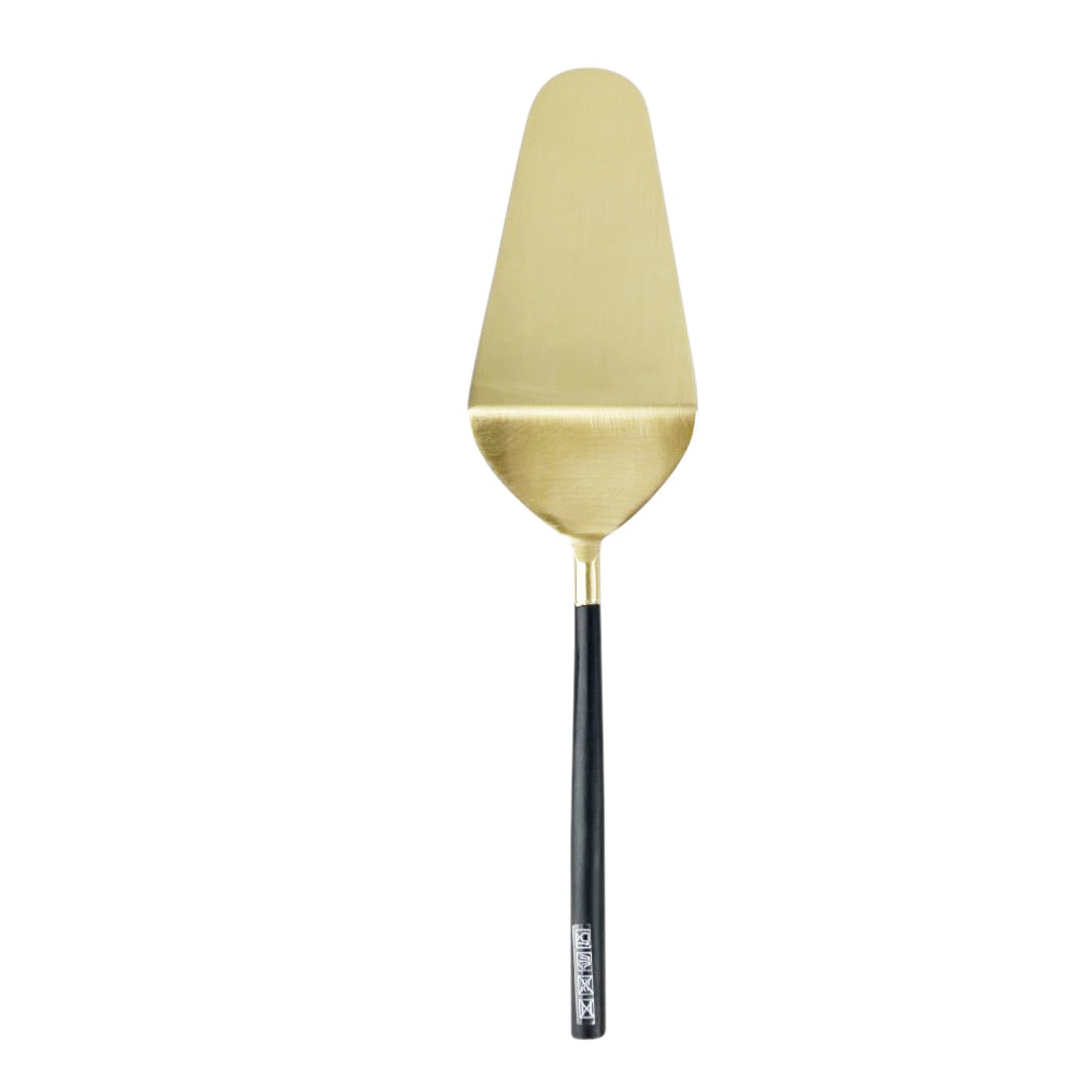 Tortenheber Amine Edelstahl Gold Schwarz B 7 x L 28 cm