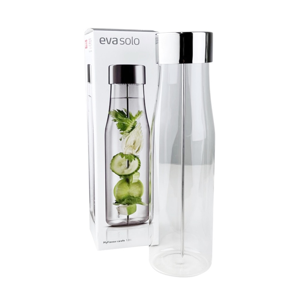Glaskaraffe My Flavour mit Obstspieß Borosilikat-Glas 1 L