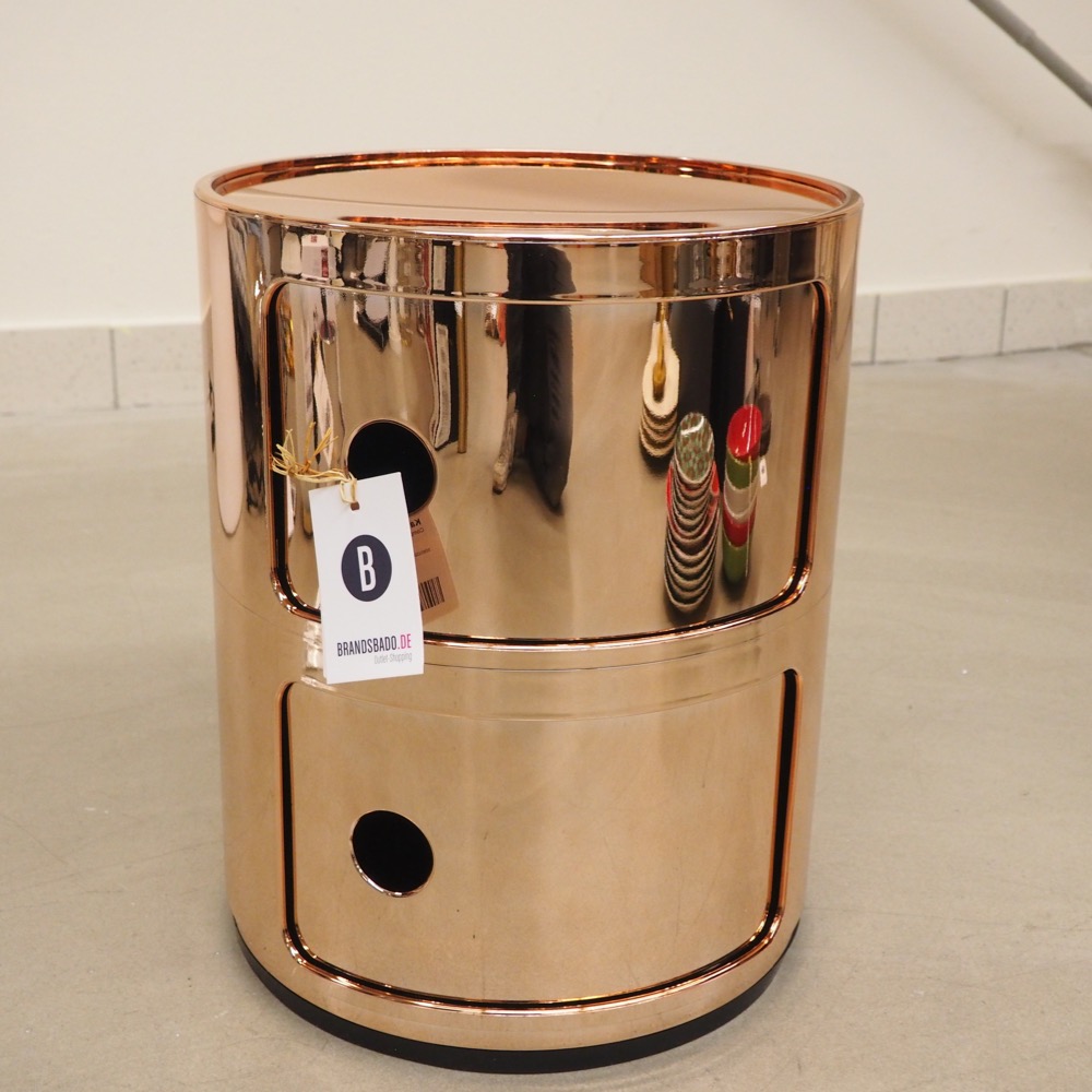 Container Componibili kupferfarben Ø/H 32/40 cm 2 Fächer
