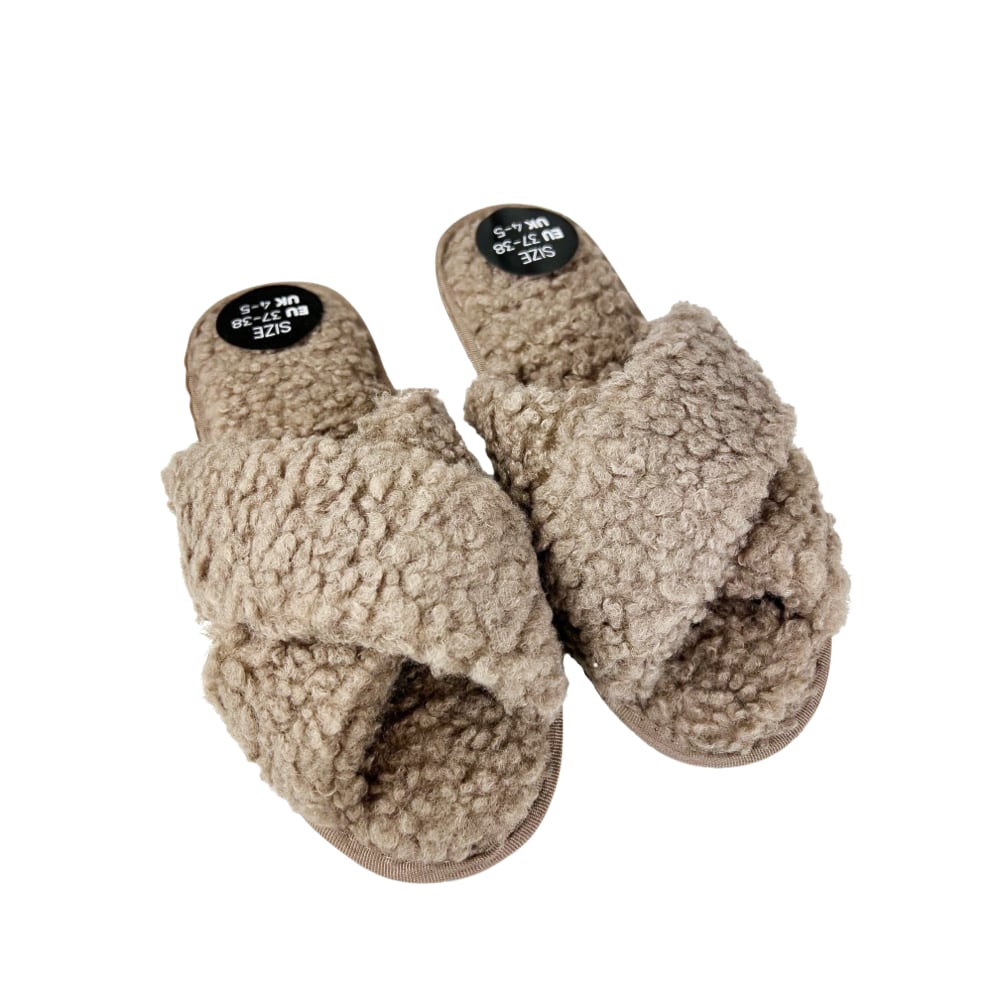 Damen-Hausschuhe Alice Gr. 37-38 Beige