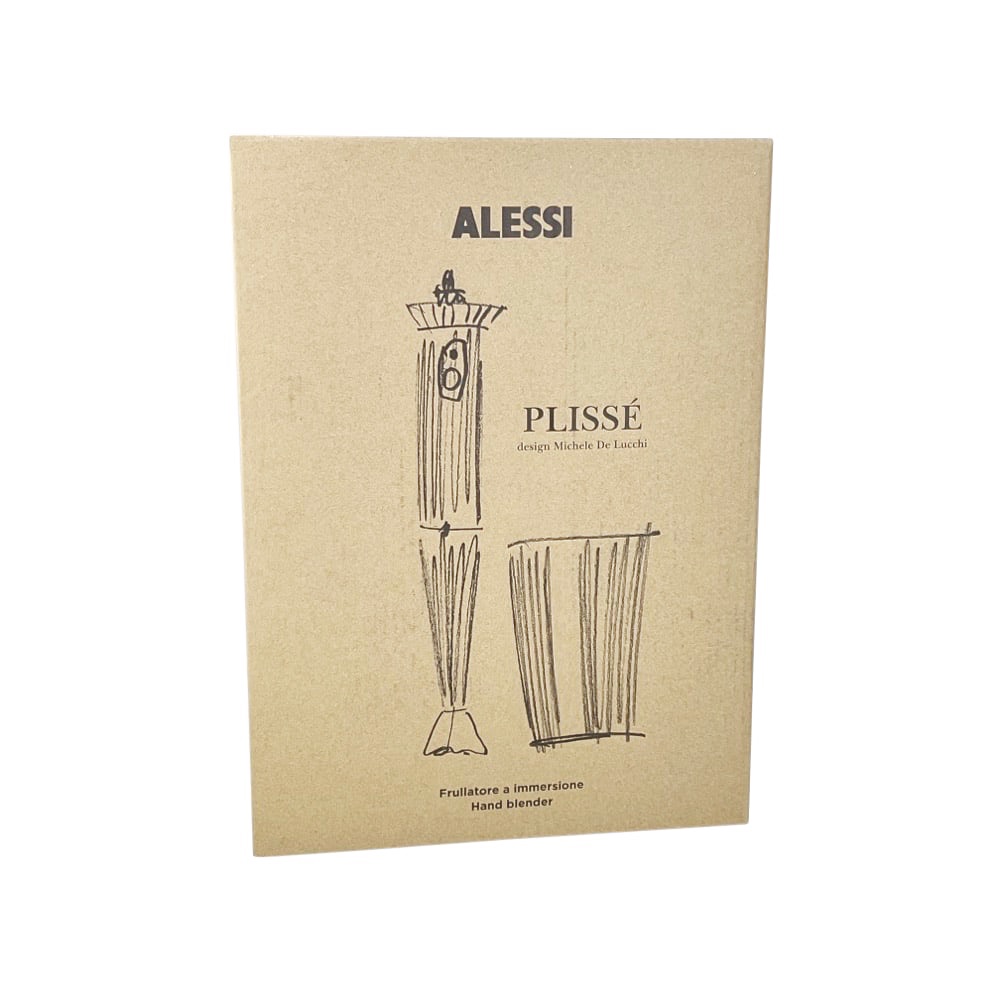 Stabmixer Plissé mit Becher Schwarz 500 W 7 cm x 34 cm