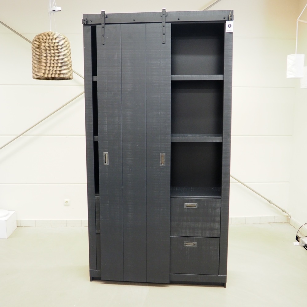 Schiebetürenschrank Impressionen Living ca. 230x120x42cm schwarz