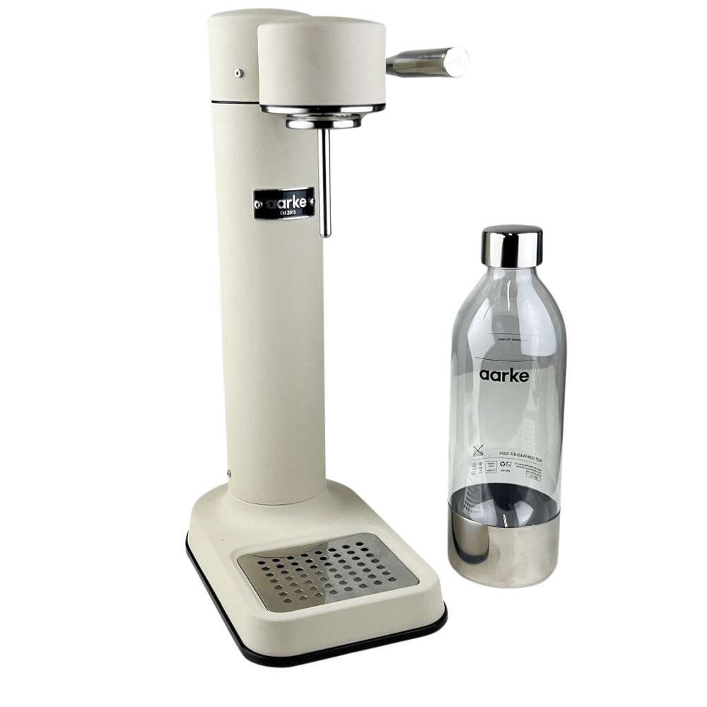 Wassersprudler Carbonator 3 mit Wasserflasche Sandfarben ohne Zylinder