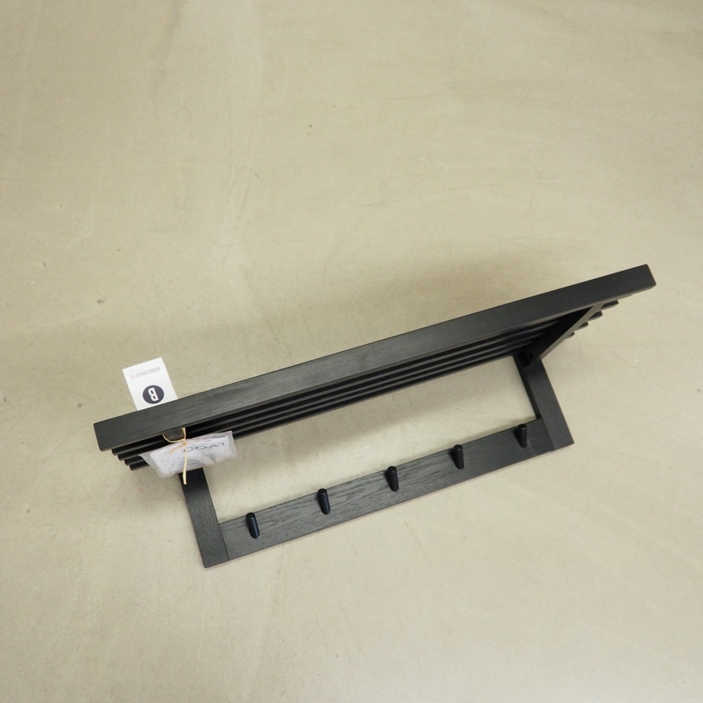 Eichenholz-Wandgarderobe Uno B 80cm H 24cm T 33cm