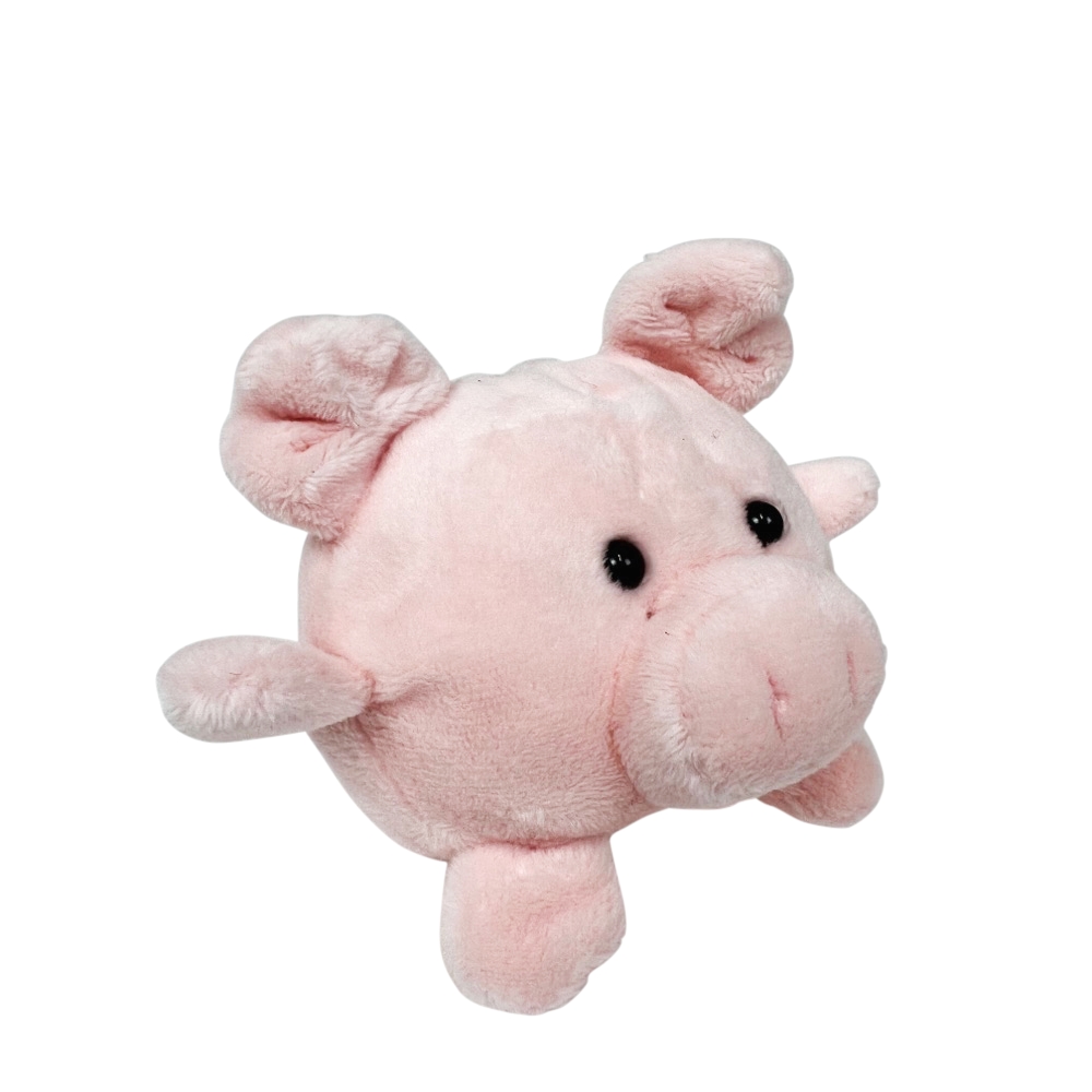 Plüschtiere kugelförmig extra flauschig Schwein