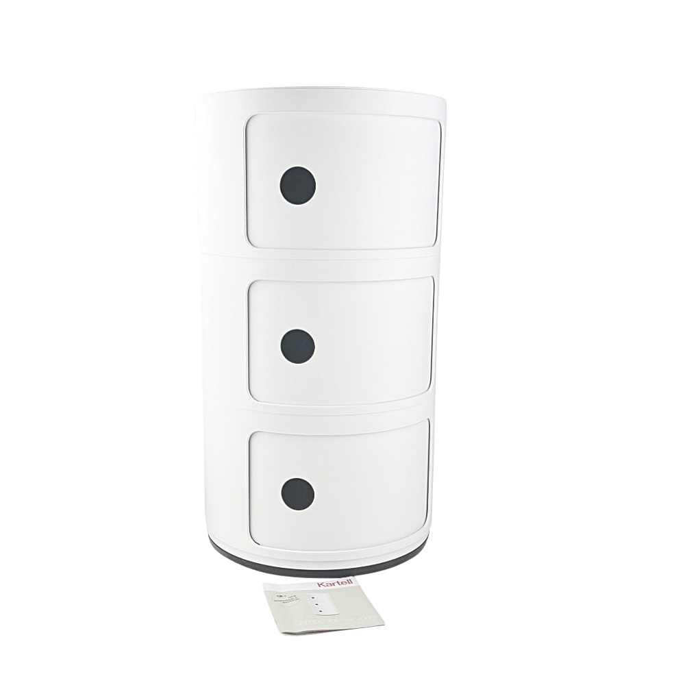 Design Container Componibili 3 Elemente weiss matt