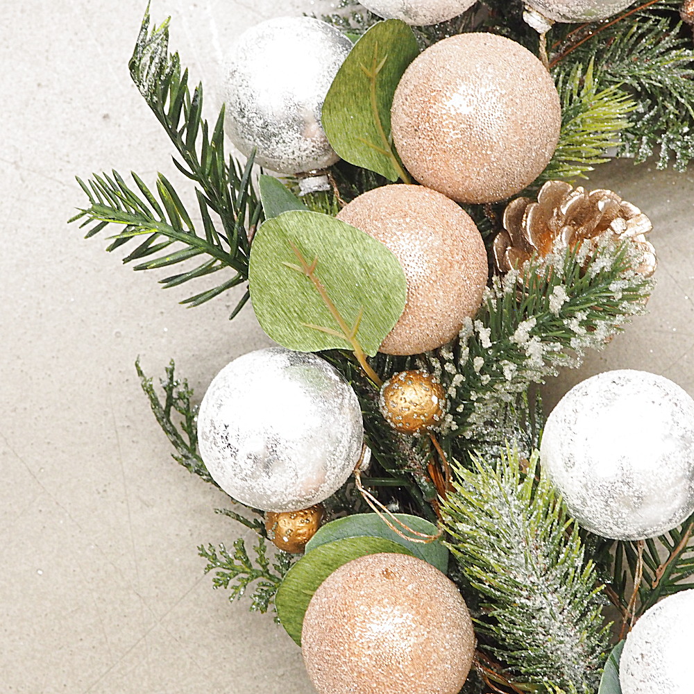 Deko Kranz Koppa Gingar Weihnachten Kugeln ø50cm