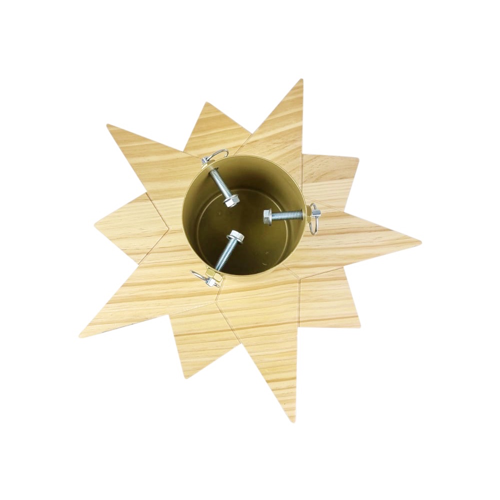 Weihnachtsbaumhalter Daniel Wassertank Ø 42 cm Kiefernholz