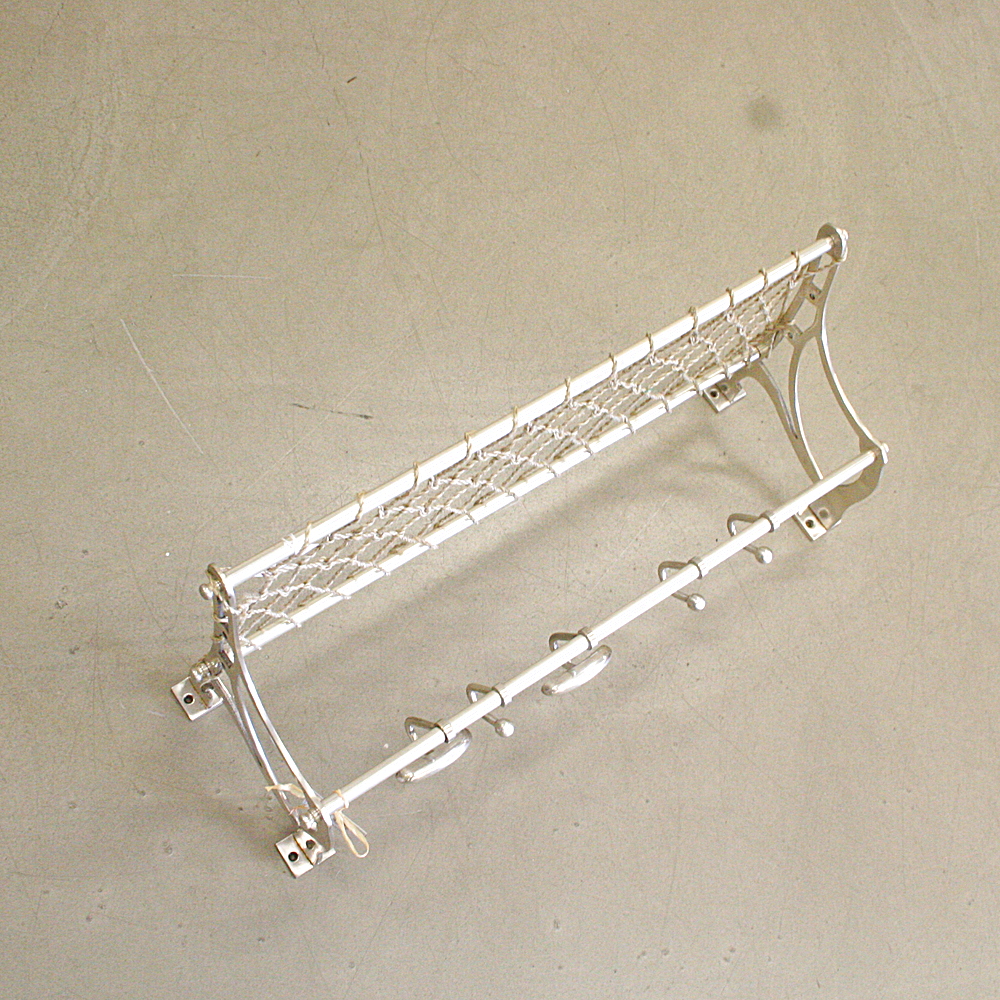 Garderobe Netzablage Haken Edelstahl Sisal