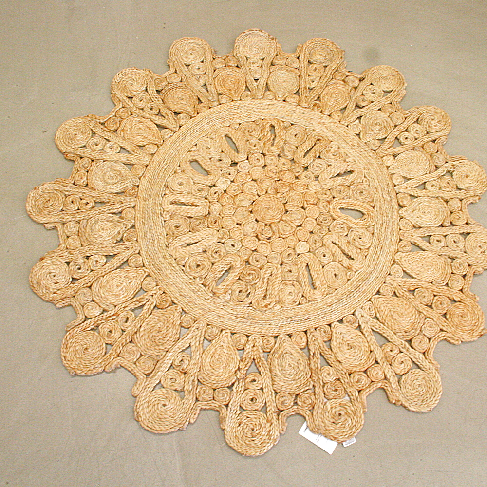 Juteteppich rund Ø ca. 120cm