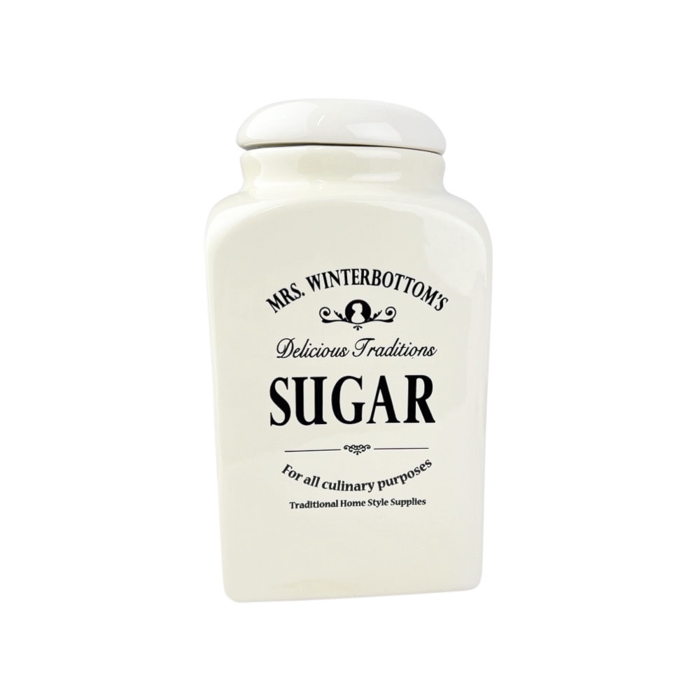 Aufbewahrungsdose Mrs Winterbottoms Sugar Creme Schwarz