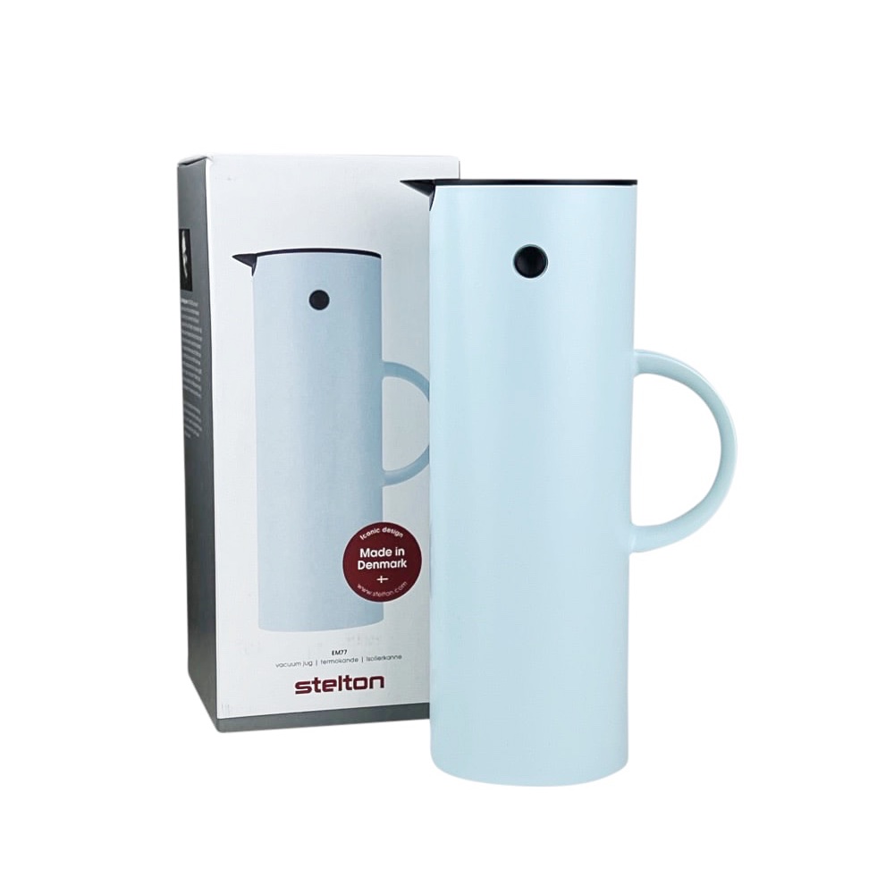 Isolierkanne EM77 1 Liter Hellblau Kunststoff Glas 30 cm
