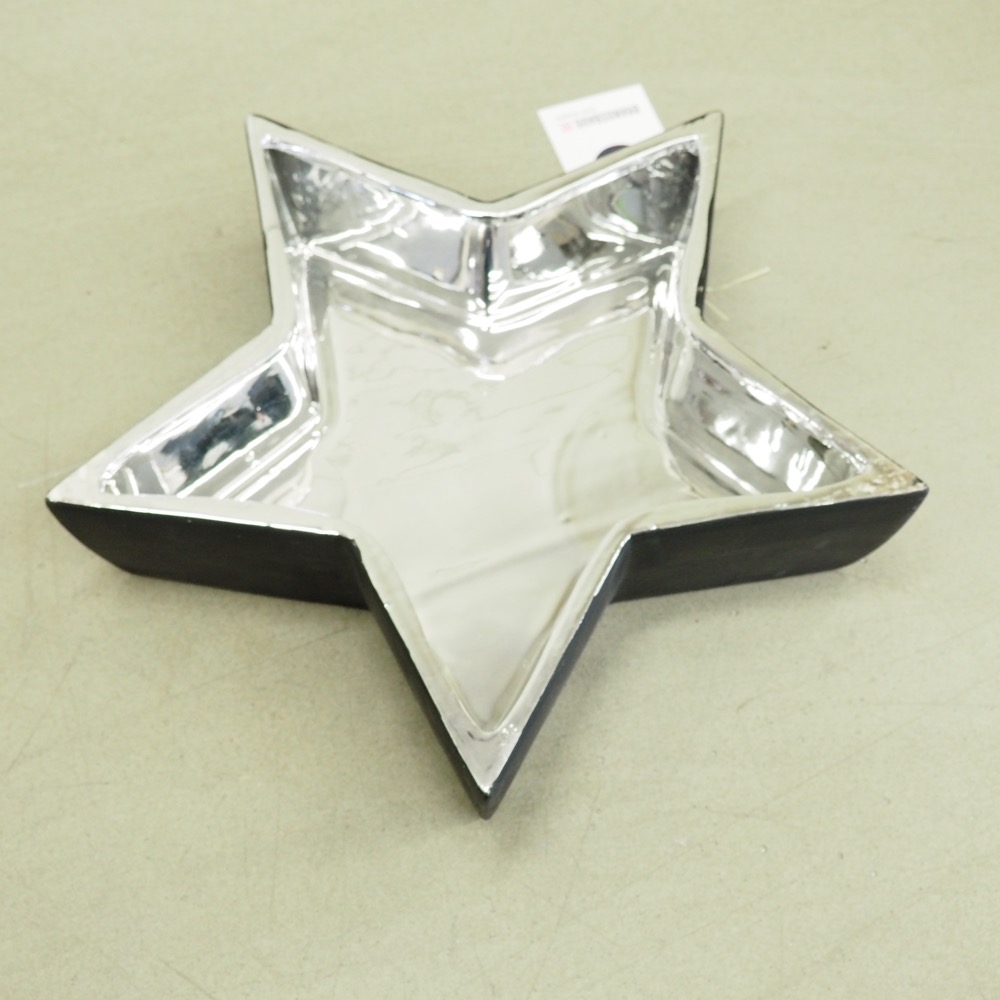 Servierschale Claire, Ø 34 cm Sternform Schwarz