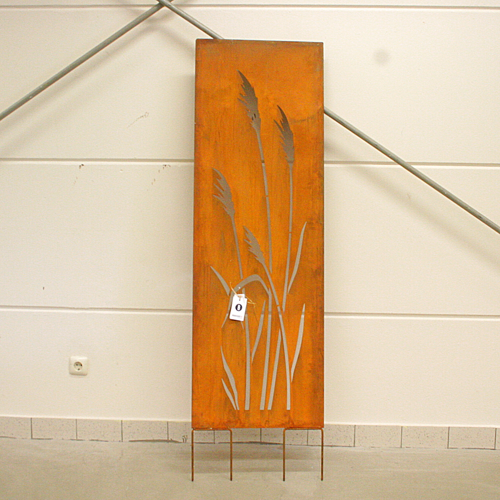 Deko-Objekt Rost-Sichtschutz Dünengräser ca. 150 cm hoch Gingar