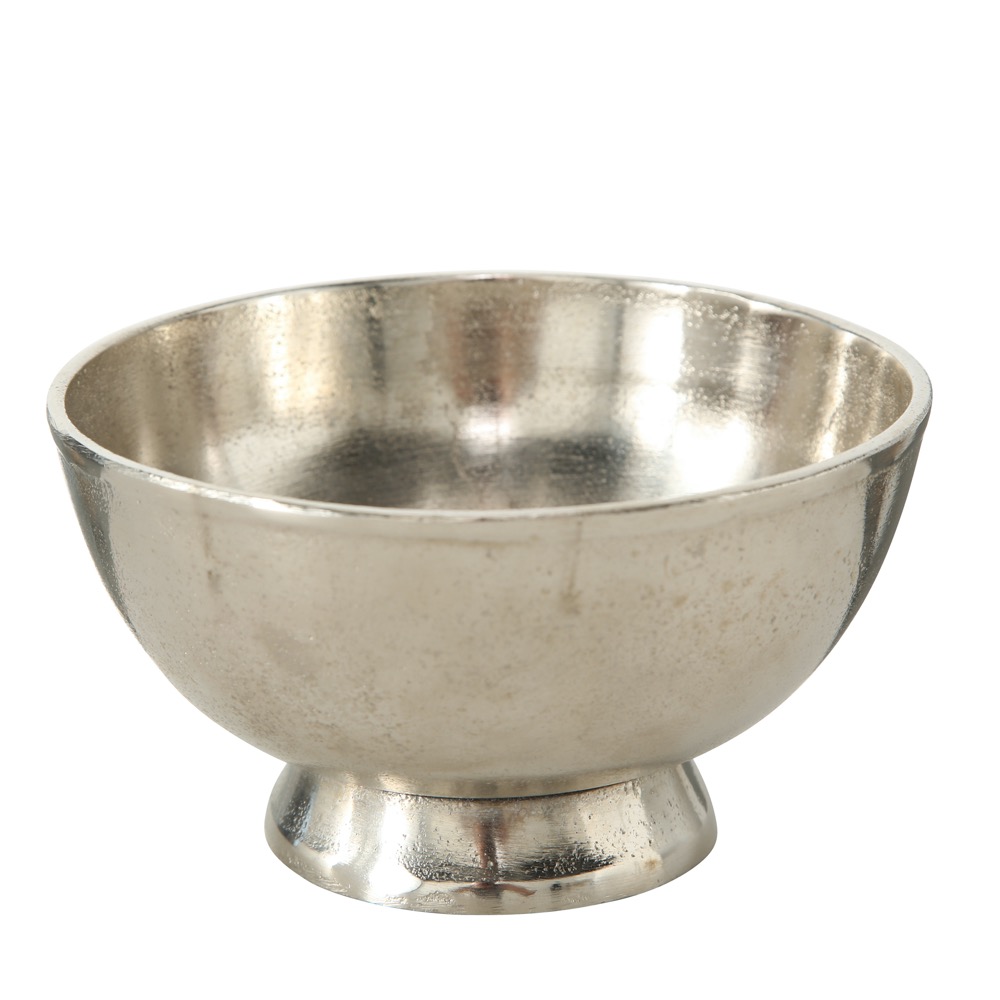Deko-Schalen-Set Flaire 2-tlg. Rund Schale H/D 8-12cm/15-21cm Aluminium