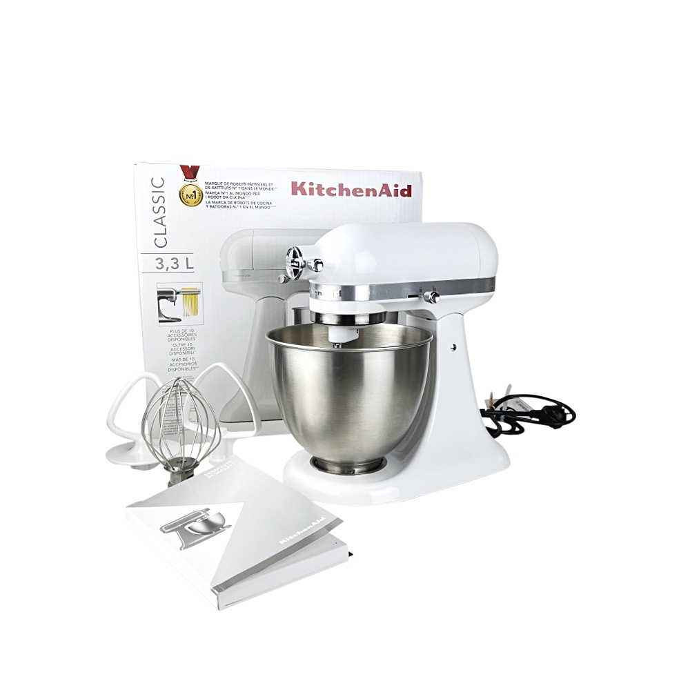 Küchenmaschine Mini Weiß 5-tlg.