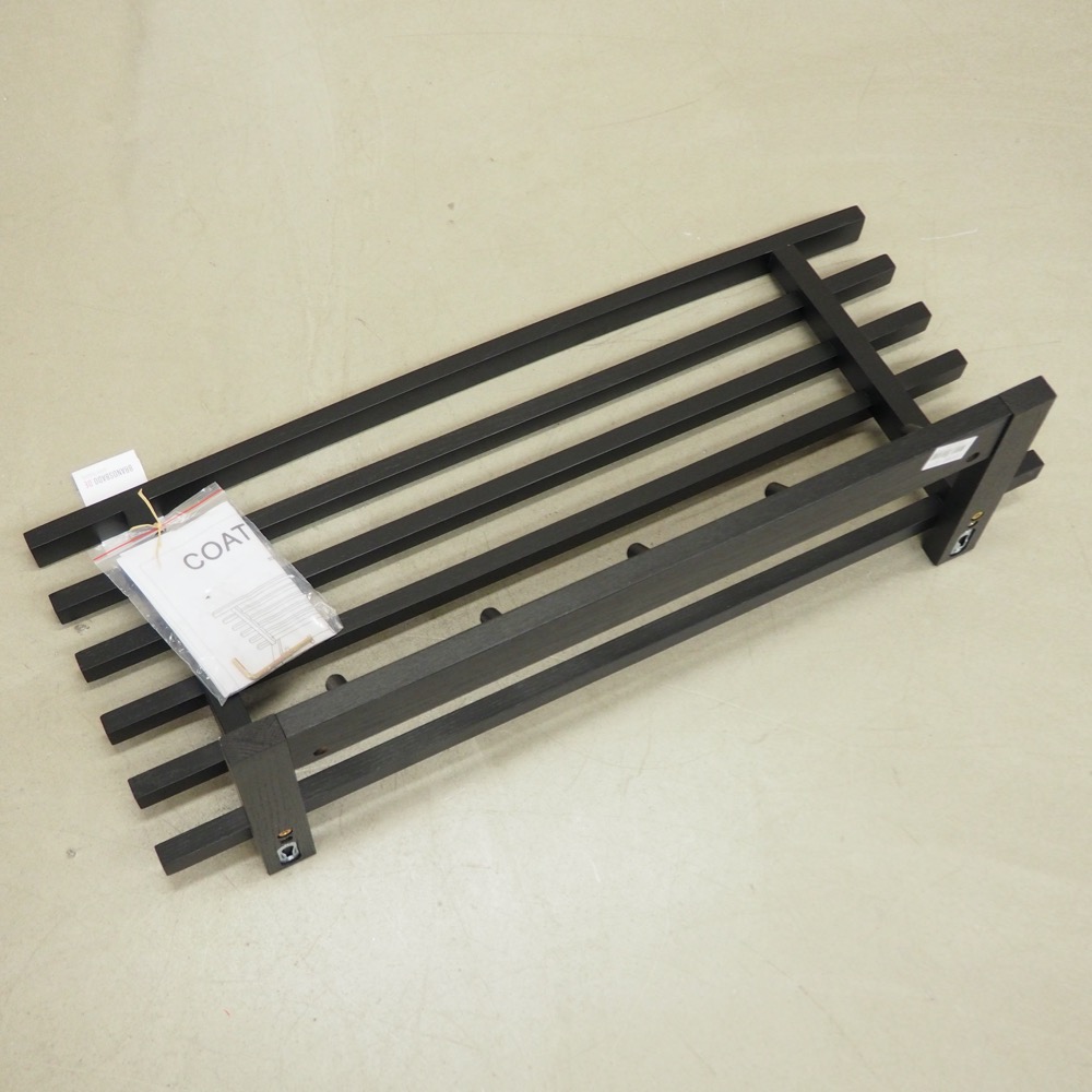 Eichenholz-Wandgarderobe Uno B 80cm H 24cm T 33cm