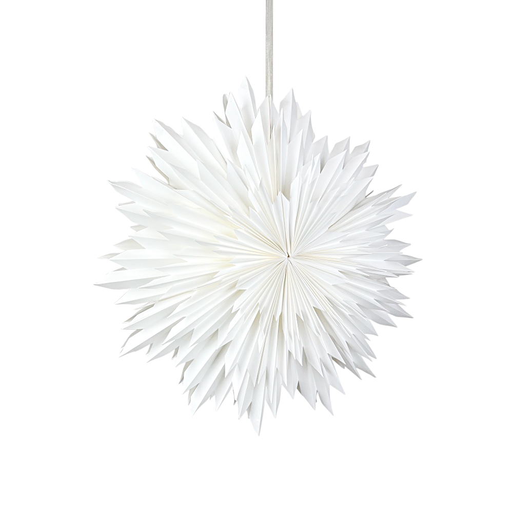 STAR Trading Papierstern Ice Papier Nylon Ø 50cm