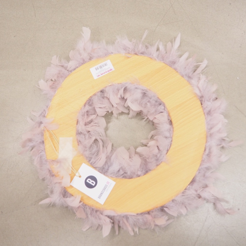 Federkranz Rose Deko-Objekt Ø 37 cm Dekokranz