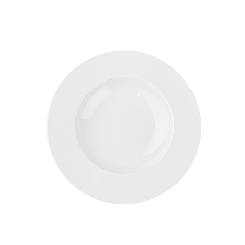 6 Suppenteller Basic White Premium-Porzellan Ø 24 cm H 4 cm