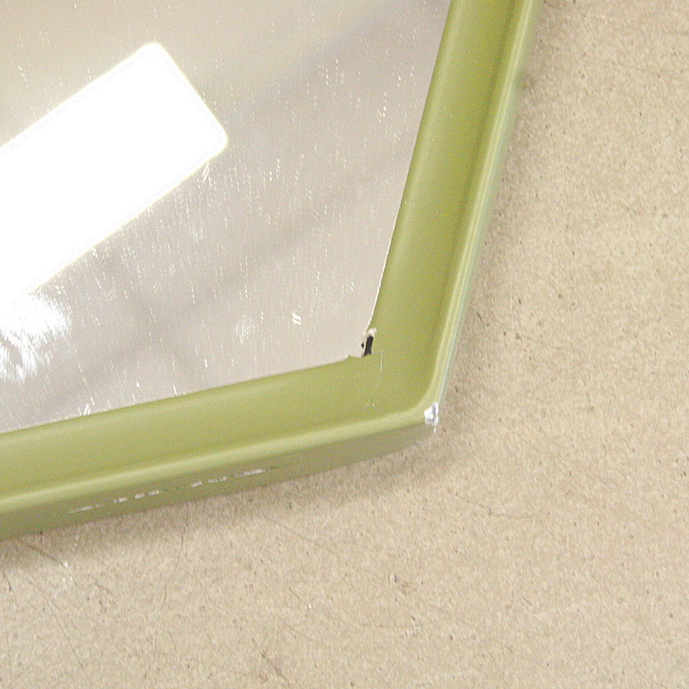 Spiegel B 120 x H 80 x T 3 cm Rauten-Optik