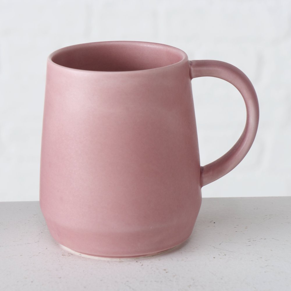 6x Becher Diary rosa Trinkbecher Kaffeetassen Kaffee Tasse Keramik Mug