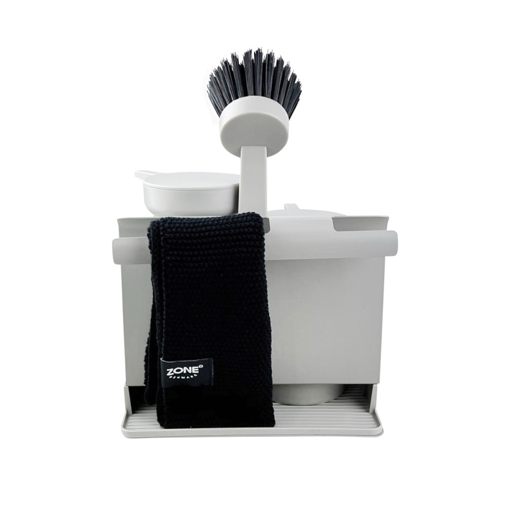 Geschirrspül-Set Diish 5-tlg. Grau B 18 cm H 17 cm T 11 cm