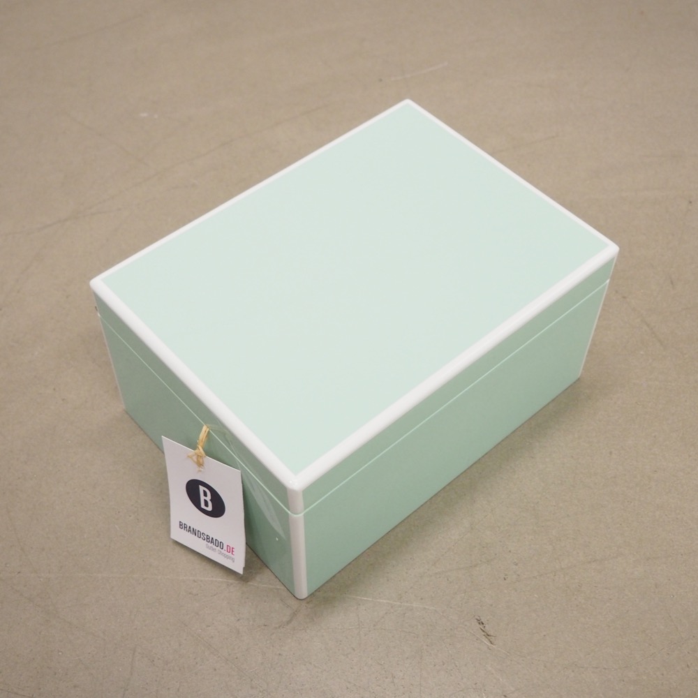 Schmuckbox Schmuckkästchen Schmuckkoffer Taylor mit Spiegel mint grün