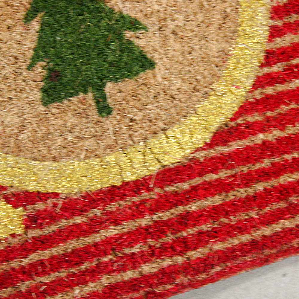 Kokos-Fußmatte Strips Kokosfasern Impressionen X-MAS
