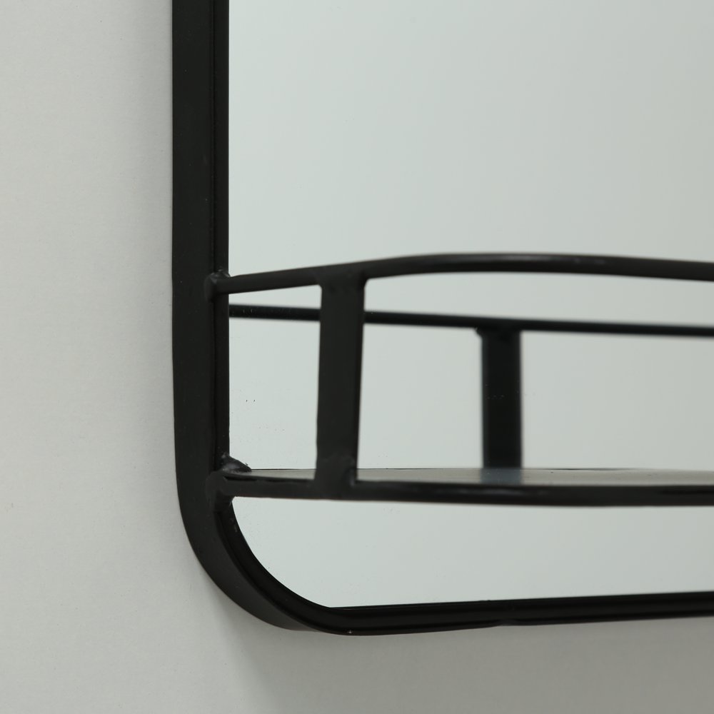 Spiegel Meno Rechteck Eisen H 35 cm B 12 cm Ablage
