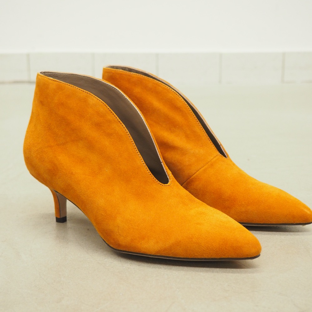 Leder-Pumps curry Gr. 39 hellbraun