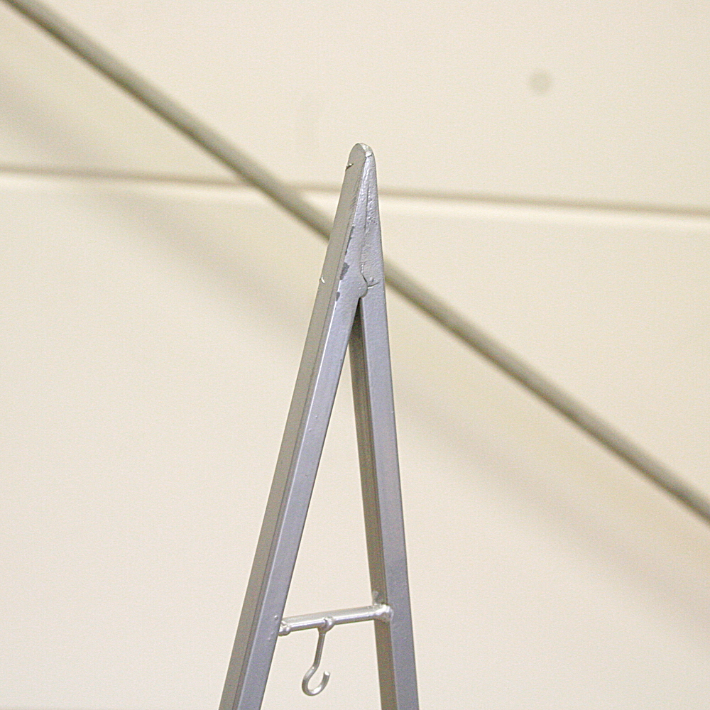 Weihnachtsbaum Zickzack ca. H150 cm Grau /silber