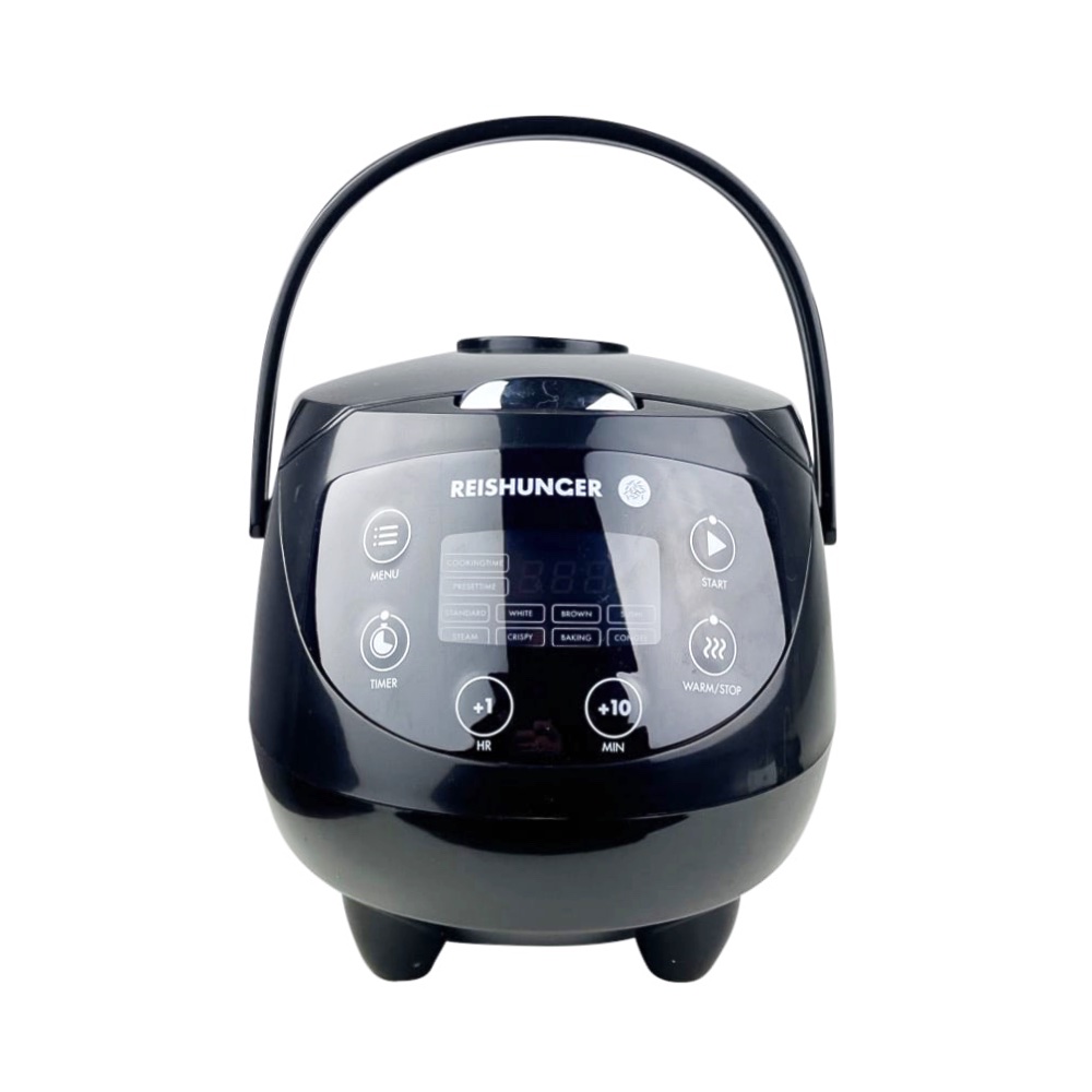 Digitaler Mini-Reiskocher Pro BPA-frei Schwarz Kunststoff