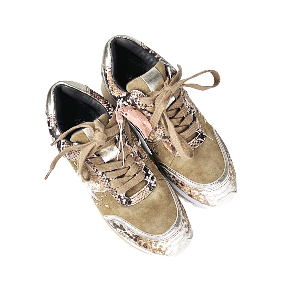 Sneaker Gr. 37 cognac Animal Print