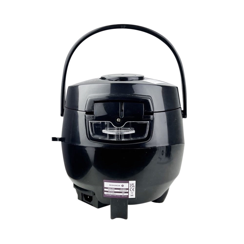 Digitaler Mini-Reiskocher Pro BPA-frei Schwarz Kunststoff