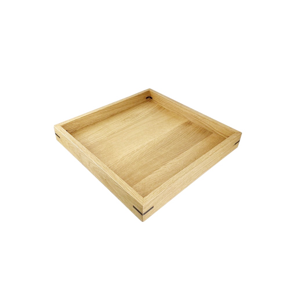 Deko-Tablett Japanese Eichenholz B 32 x T 32 cm