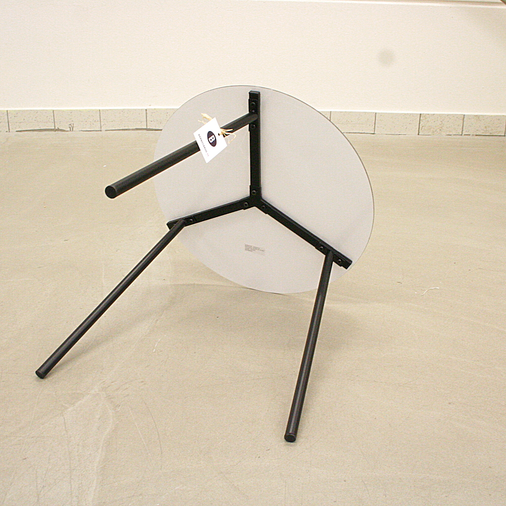Beistelltisch Marmor schwarz Gingar ca. H50 cm Ø50 cm