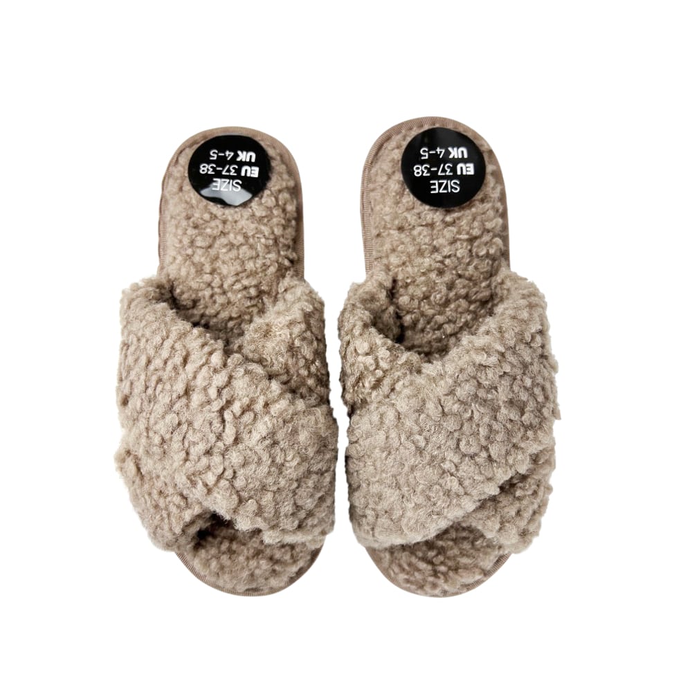 Damen-Hausschuhe Alice Gr. 37-38 Beige